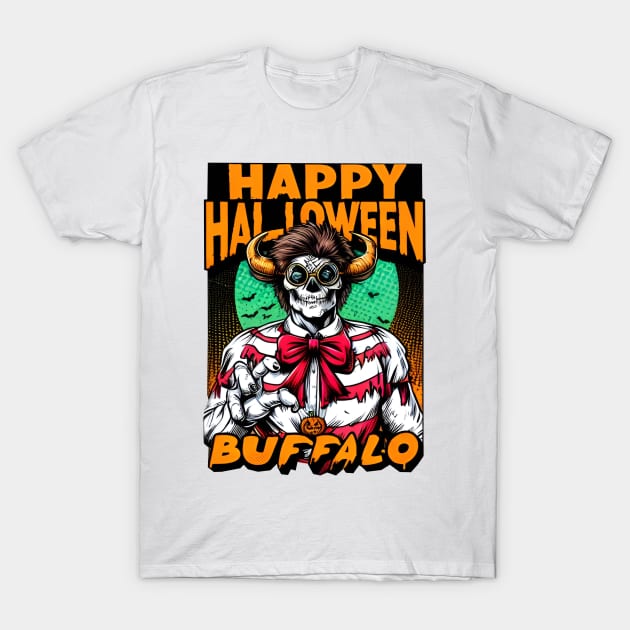 Buffalo Halloween T-Shirt by Americansports